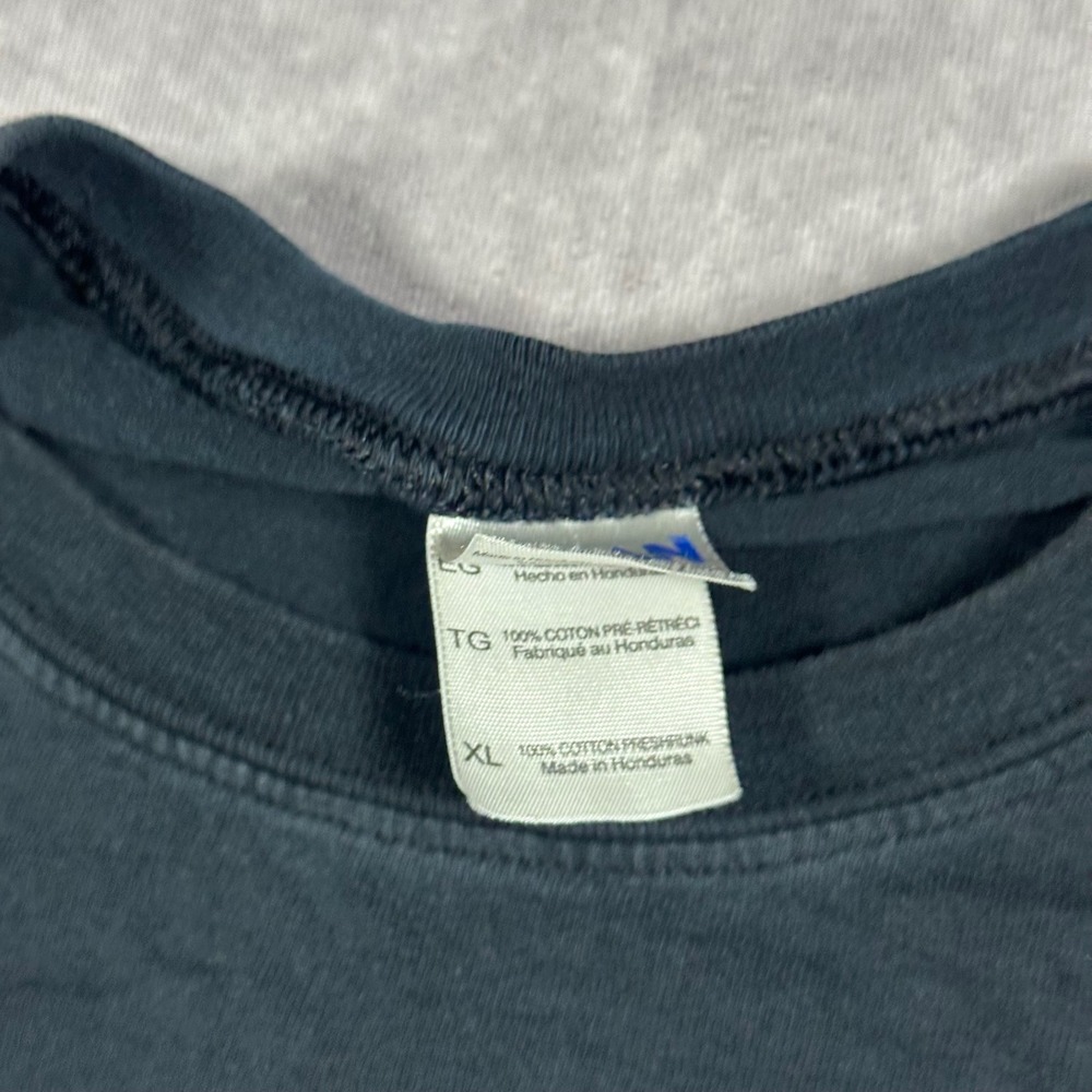 Vtg 2010 American Iron Apparel 8070 Mens XL Black Skull Graphic Muscle Tee Tank - Picture 6 of 8